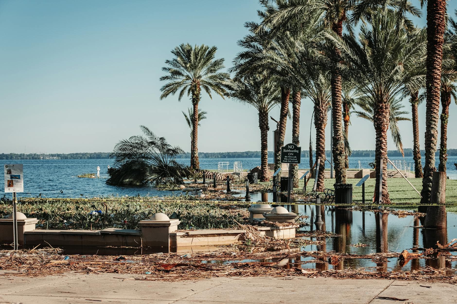 Storm damage from Hurricane Helene and Milton, Tampa Bay